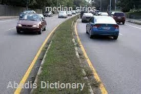 median strips